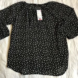 UNIQLO 3/4 sleeve blouse